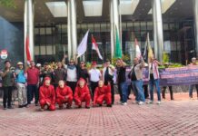 Aliansi Triga Lampung Aksi di KPK, Paparkan Skandal CSR BI, Proyek PSU Lampung Timur dan Kasus DPRD Tanggamus