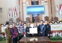 DPRD dan Pemkab Lampung Timur Sepakati Raperda Perubahan APBD 2026